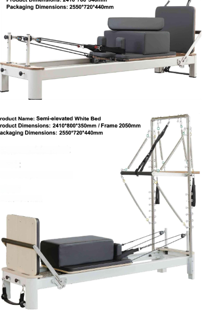Semi-elevated White Bed